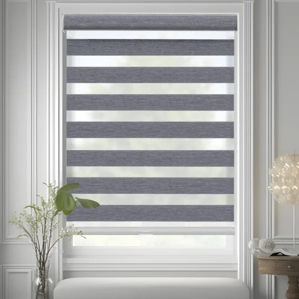 Custom Zebra Blinds With Jacquard Pattern - Image 4