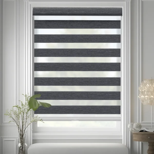 Custom Zebra Blinds With Jacquard Pattern - Image 3