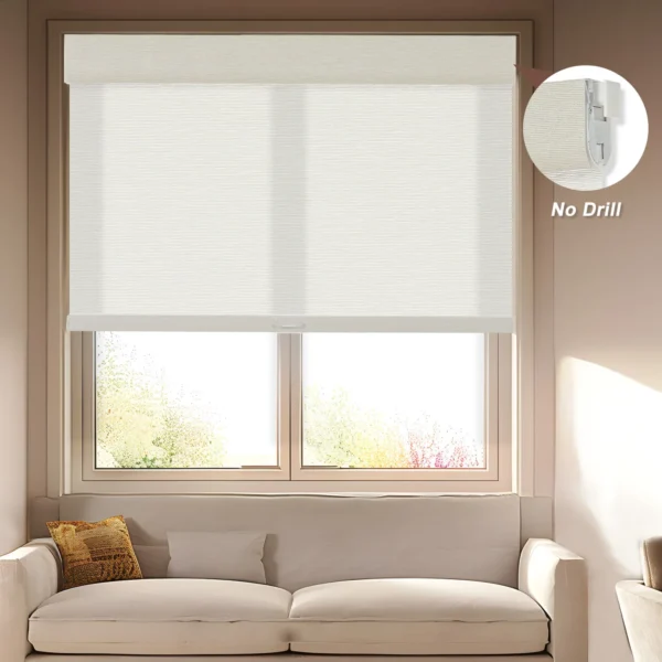 No Drill No Tools Roller Shades - Image 2