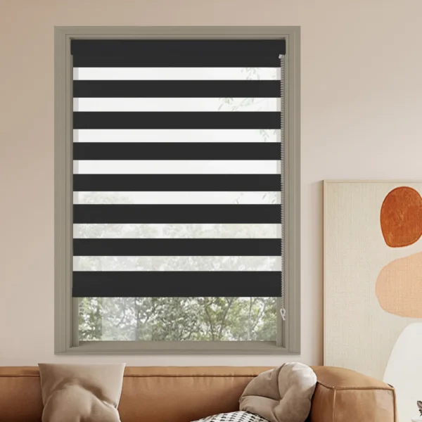 Custom Cordless/Corded Zebra Blinds - Image 5