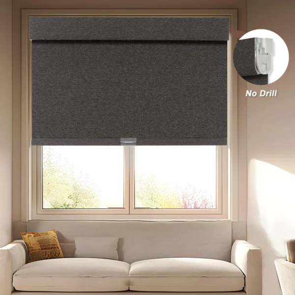 No Drill No Tools Roller Shades - Image 5