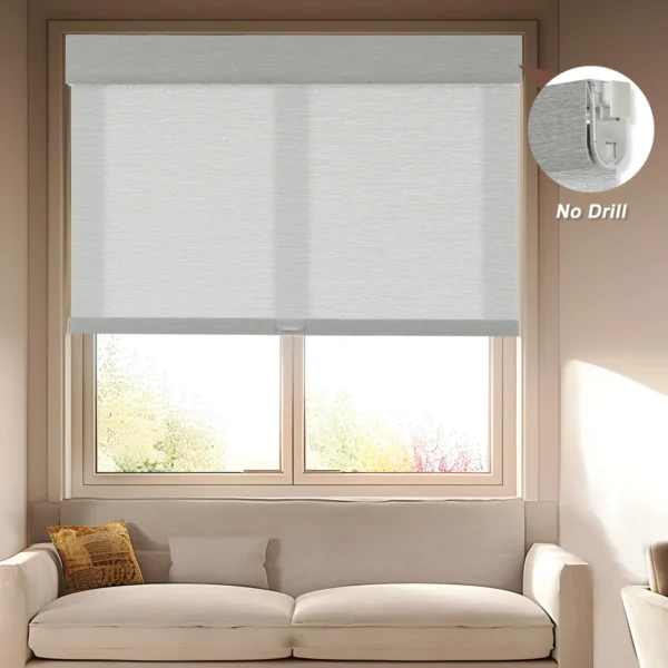 No Drill No Tools Roller Shades - Image 6
