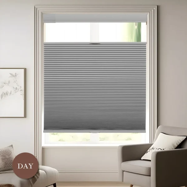 No Drill No Tools Top Down Bottom Up Blackout Cellular Shades (1" cell ) - Image 2