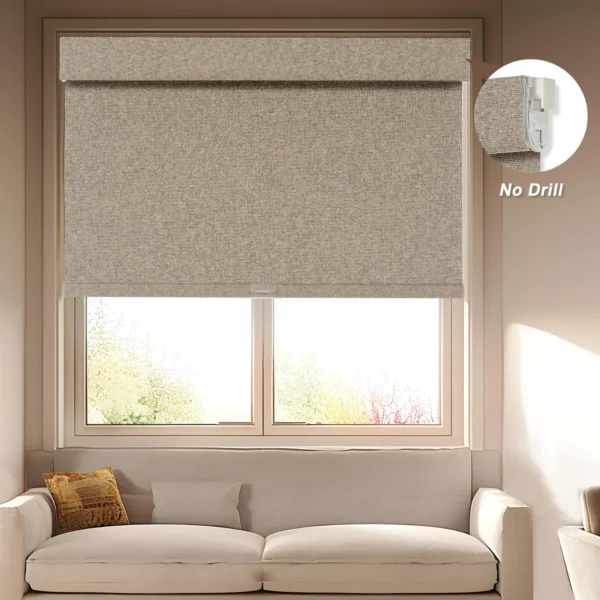 No Drill No Tools Roller Shades - Image 8