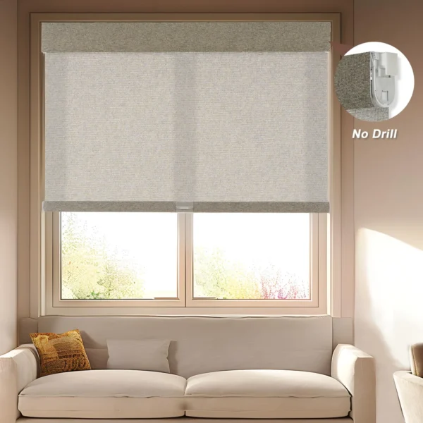 No Drill No Tools Roller Shades - Image 9