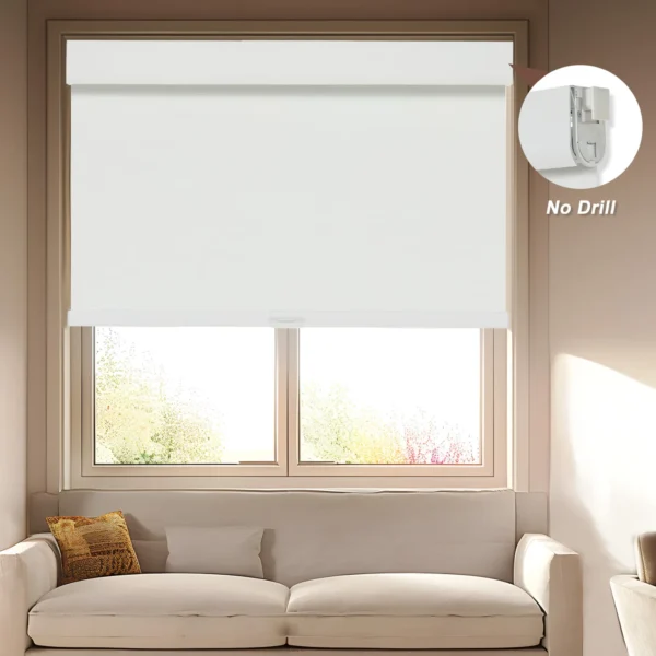 No Drill No Tools Roller Shades - Image 7