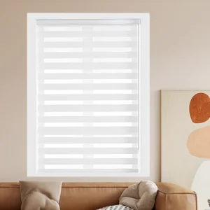 Custom Cordless/Corded Zebra Blinds