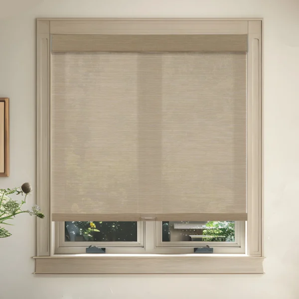 Light Filtering Bamboo-Look Roller Shades - Image 4